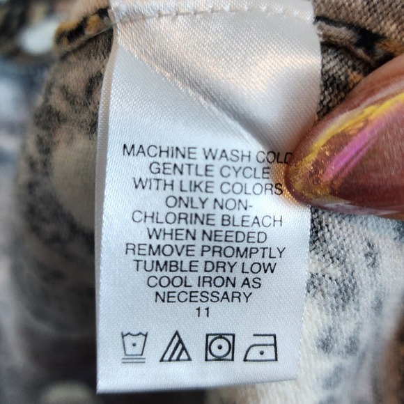 J Jill Fair Isle Knit Sweater XL Petite V Neck Pullover Winter - Picture 6 of 8